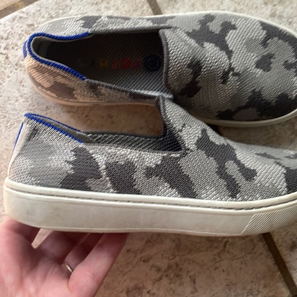 Rothy’s The Kids Sneaker Grey Camo - Picture 6 of 15